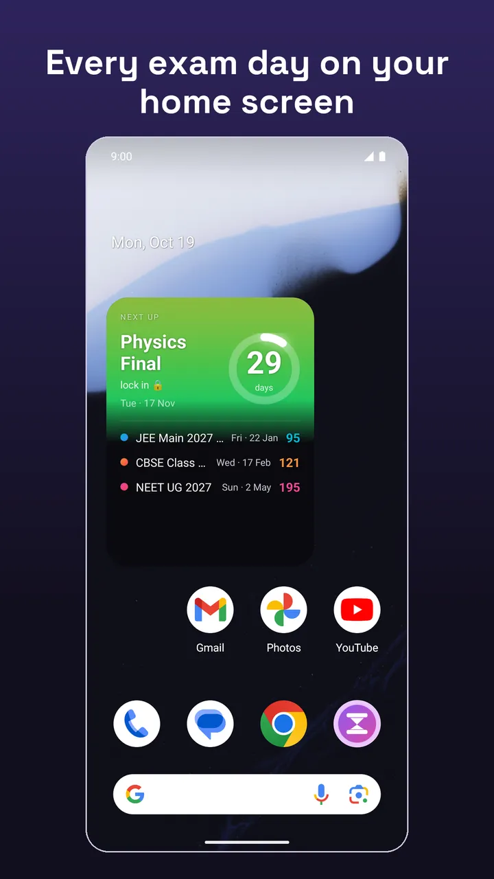 Exam Countdown screenshot 1