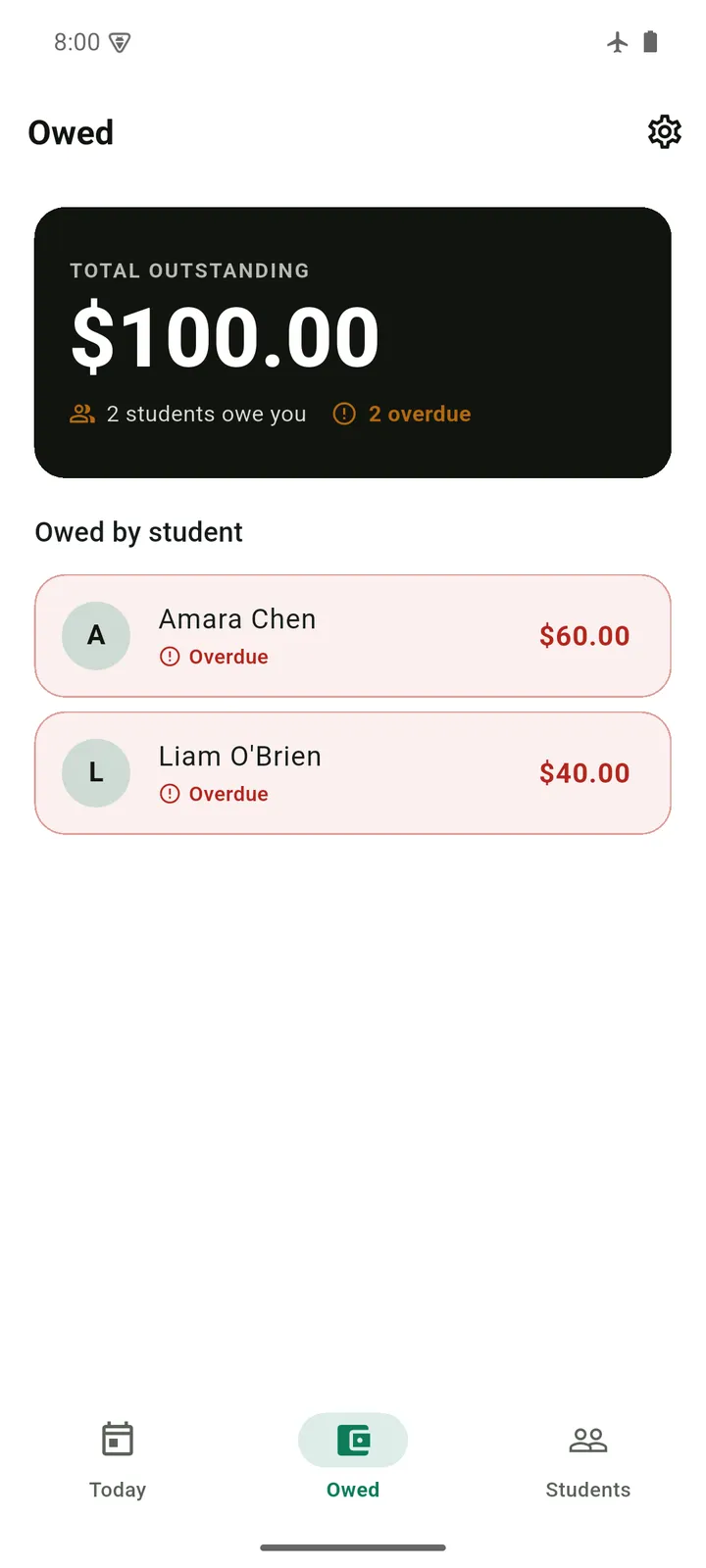 Tuition Tab screenshot 3